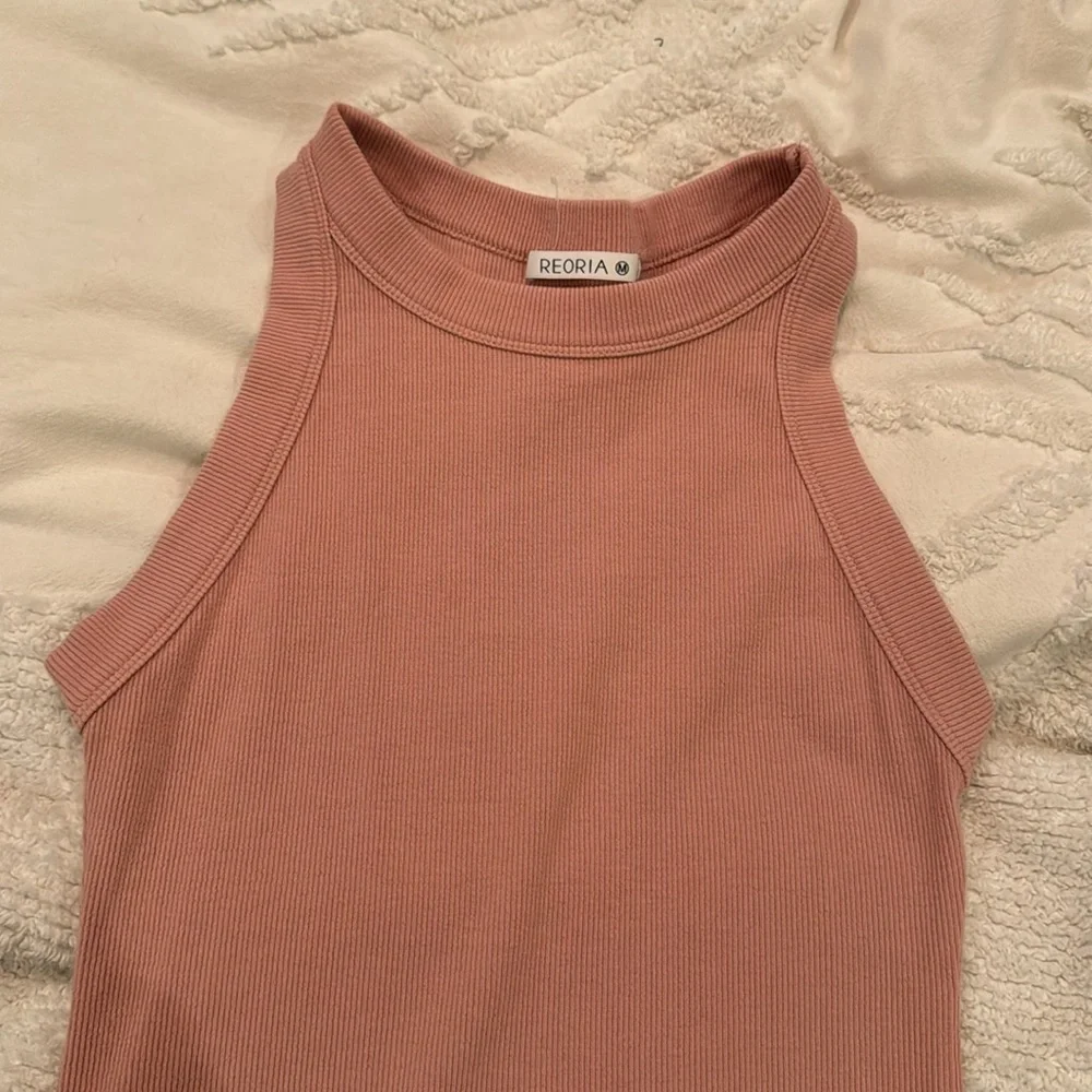 High Neck Racerback Ribbed Bodysuit - Picture 2 of 4